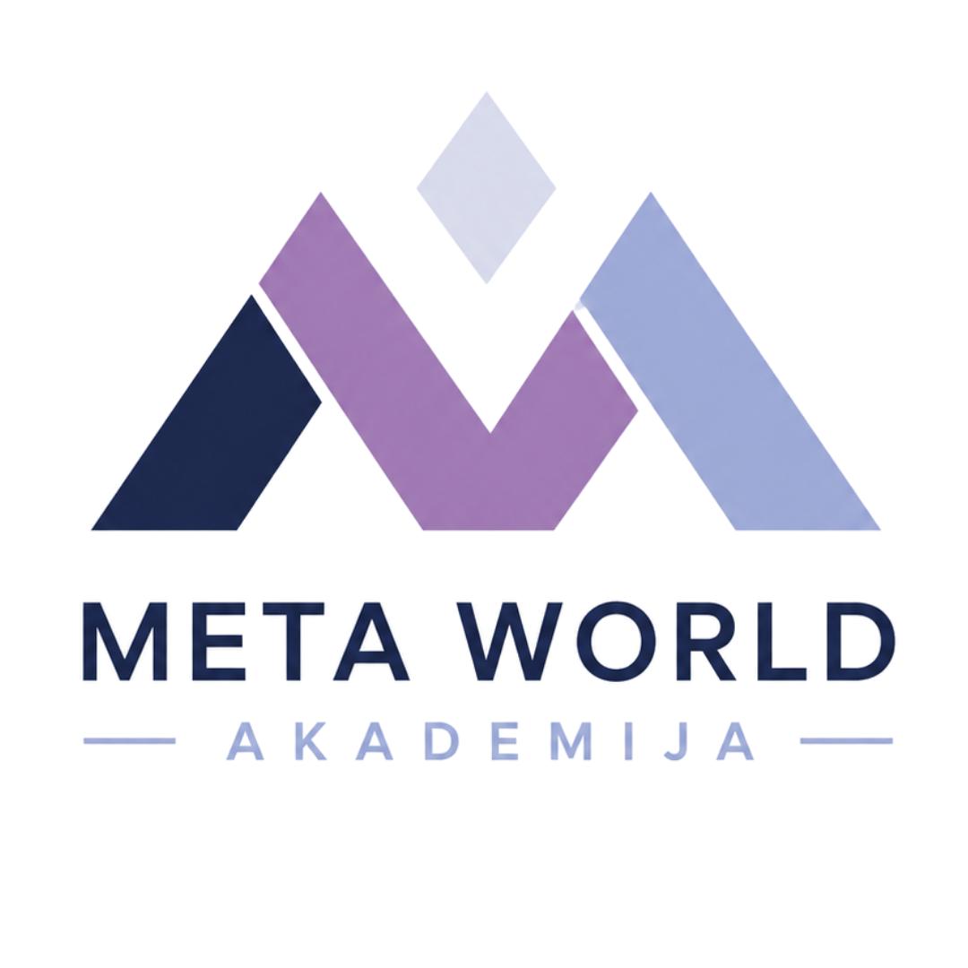 META WORLD akademija logotipas